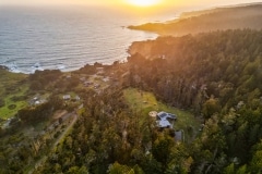 Drone View Sunset